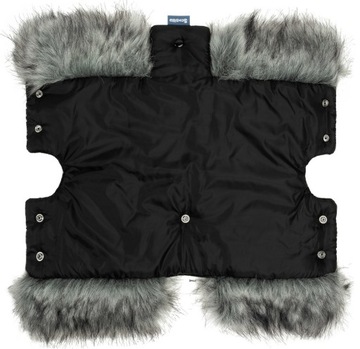 Муфта из черной лисы