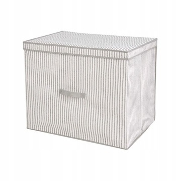 FLORIDA PUDEŁKO Z POKRYWKĄ GARDEROB 60X40X50CM BEŻ