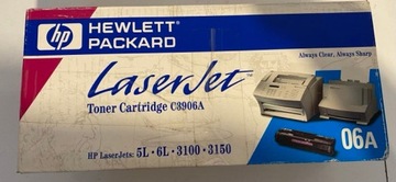 HP TONER 06A C3906A BLACK 5L 6L 3100 ORYGINAŁ 714 gram