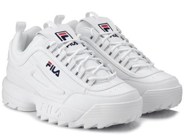 Buty męskie sportowe białe Fila Disruptor 43