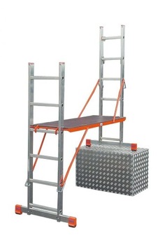 Rusztowanie drabinowe KRAUSE 2x6 Vario Top 121370