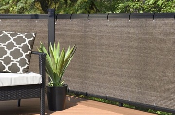 БАЛКОННОЕ ПОКРЫТИЕ КОРИЧНЕВЫЙ ЗАТЕНИВАЮЩИЙ КОВрик БАЛКОН ТЕРРАСА ЗАБОР 90 x 500