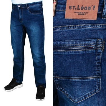 SPODNIE MĘSKIE JEANSOWE W 35 L 30 W94 -96 cm