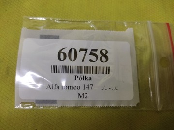 ALFA ROMEO 147 POLIČKA ZADNÍ KUFRU