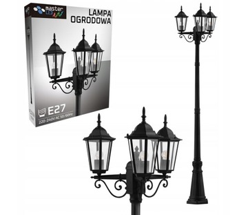 LATARNIA LED LAMPA OGRODOWA ZEWNĘTRZNA IP44 STOJĄCA 237,5CM