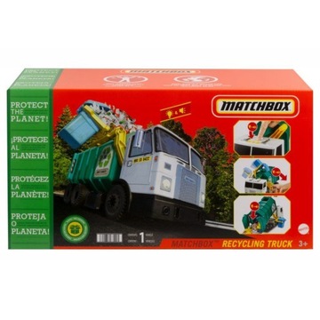 Mattel Matchbox Śmieciarka do recyklingu HHR64