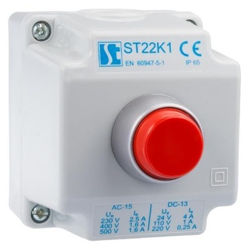 Kaseta sterownicza ST22K1-03-1 przycisk STOP