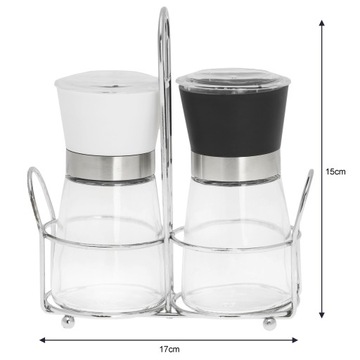 Набор мельниц для перца и соли + подставка KB7433