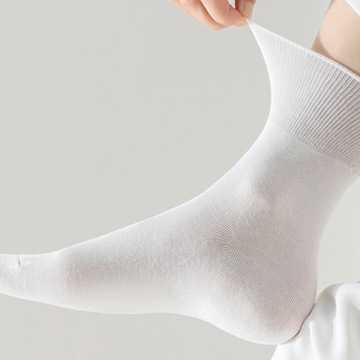 1 Pair Women Summer Socks Thin High Elasticity Solid Color