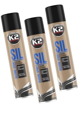 K2 SIL - 100% SILIKON W SPRAYU DO USZCZELEK 300 ML