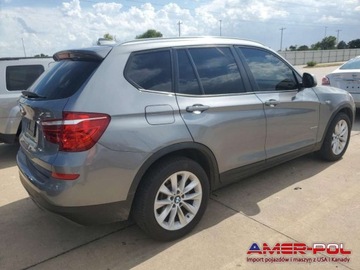 BMW X3 G01 2017 BMW X3 2017r, 2.0L, SDRIVE28I, po gradobiciu, zdjęcie 2