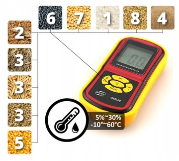BENETECH GM640 ИЗМЕРИТЕЛЬ ВЛАЖНОСТИ ЗЕРНА