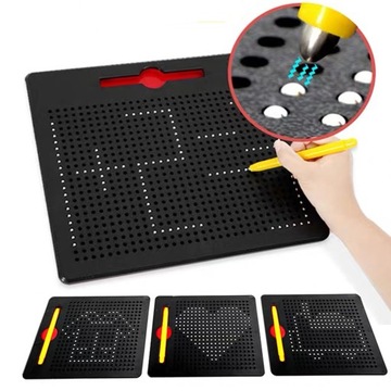 714szt Kulek Magnetycznych Tablica + Rysik Gra EDU