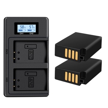 2pcs EN-EL20A EN-EL20 Battery Charger for for Nikon Coolpix P1000 P950 1 J1