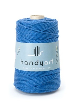 Sznurek do makramy bawełniany blue jeans 5mm 100m