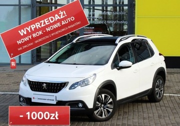 Peugeot 2008 I SUV Facelifting 1.2 PureTech 130KM 2018 Peugeot 2008 1.2 130 KM Allure MirrorScreen Czujniki Navi Panorama Salon PL, zdjęcie 1