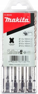 MAKITA ZESTAW WIERT.SDS+ DO BETONU 5szt.