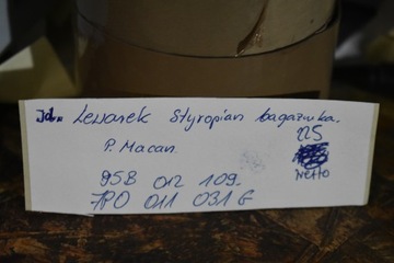 IDEÁLNÍ ZVEDÁK POLYSTYRÉN KUFRU PORSCHE MACAN 1