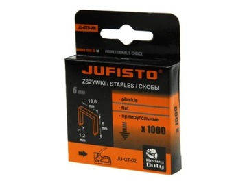 ZSZYWKI MŁOTKOWE ZSZYWKA TAPICERSKIE STALOWE OCYNK ZSZYWACZ 1,2 mm x 6 mm