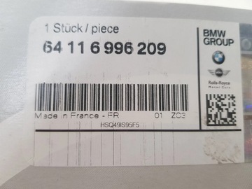 BMW OE 64116996209 FILTRU PROTI PRACHU