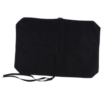 Przenośna torba szefa kuchni Roll Tool Cooking Storage Czarna