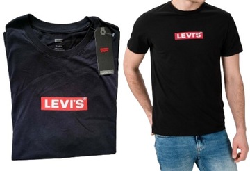 T-shirt męski Levi's L czarny koszulka relaxed