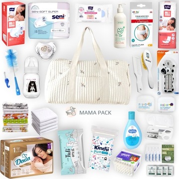 СУМКА Layette для новорожденного и мамы в роддом - БОЛЬШОЙ НАБОР + ПОЛОТЕНЦЕ