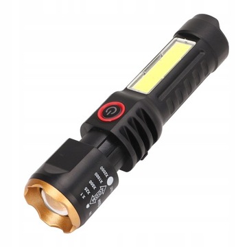 LATARKA AKUMULATOROWA USB SZPERACZ LED LAMPA