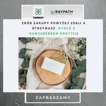 RAYPATH Mydło z Nanosrebrem – Natural Soap Szare 100g
