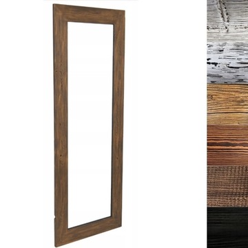 LUSTRO SOLNA 160x60 ZE STAREGO DREWNA RAMA 10cm STARE DREWNO klasyczne eko