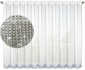FIRANY GOTOWE 400 X 140 CM CYRKONIE FIRANA WOAL