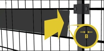 ЛЕНТА ТЕРМОПЛАСТ ДЛЯ УМНОГО ЗАБОРА 19х26м ЧЕРНАЯ