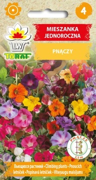 Mieszanka pnączy pnącza nasiona roślin kwiatów pnących 2g Toraf