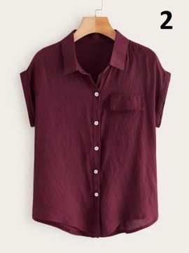 ЭЛЕГАНТНАЯ, МОДНАЯ ЖЕНСКАЯ РУБАШКА, БЛУЗКА, ЦВЕТА XL