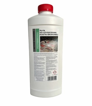 Płyn środek ACTIVE CLEANER do czyszczenia mycia kostki brukowej 1l