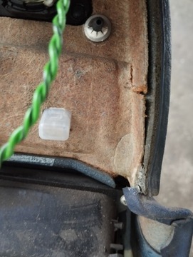 BOCZKI SKÓRA BMW E38 GRANATOWE