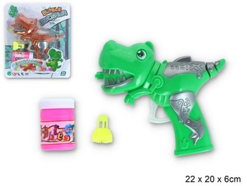 ПИСТОЛЕТ ДЛЯ МЫЛЬНЫХ ПУЗЫРЕЙ ДИНОЗАВР