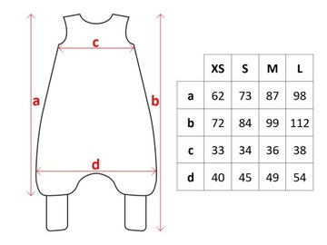 Изолированный спальный мешок 1,5 тог с носками 68-86 с