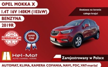 Opel Mokka I X 1.4 Turbo Ecotec 140KM 2019 Opel Mokka X Opel Mokka 1.4 Turbo 140 KM Automat Skora Full LED ASO 2, zdjęcie 2