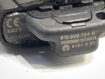 KLÍČEK AUDI A4 B8 8T0959754K 07-15 OVLÁDAČ