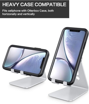 Regulowany stojak na telefon komórkowy, OMOTON Aluminium De