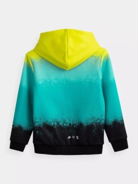 СПОРТИВНАЯ ФУТБОЛКА С КАПЮШОНОМ-КЕНГУРУ ДЛЯ МАЛЬЧИКОВ 4F, размер 158