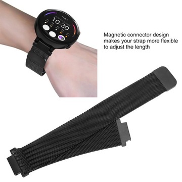 15mm smartwatch band wrist strap stainless steel magnetic buckle with lug l