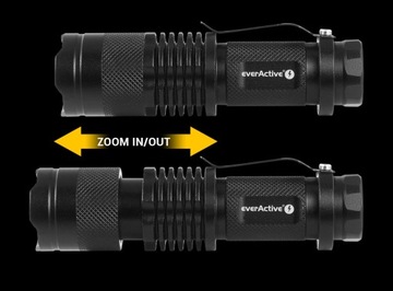 3 режима фонаря everActive FL 180 Bullet CREE XP-E2
