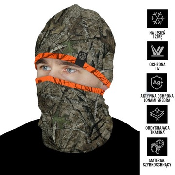Двусторонняя ТЕРМОАКТИВНАЯ ЗИМНЯЯ ШАПКА Охотничья шапка