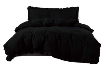 KOMPLET POŚCIELI Z FALBANĄ FALBANKĄ 160x200