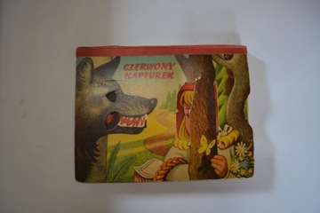 Czerwony kapturek Kubasta rozkładana 1961 PRL