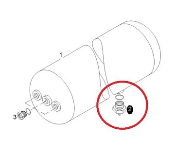 ДРЕНАЖНЫЙ КЛАПАН ВОЗДУШНОГО ЦИЛИНДРА M22X1,5