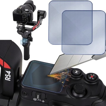 2X SZKŁO HARTOWANE OCHRONNE 9H DO DJI RS 4 / RS 4 PRO / RS3 / RS3 PRO 2SZT.