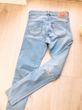 Levi Strauss 711 skinny spodnie jeansowe W25L30